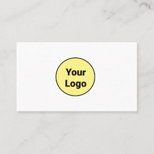 CARTE DE VISITE SIMPLE MINIMAL AJOUTEZ VOTRE LOGO TEXTE PERSONNALI