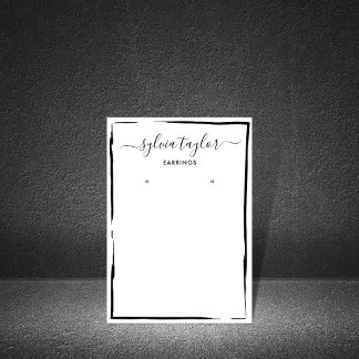 Carte De Visite simple minimaliste écran d'oreille ajouter le logo