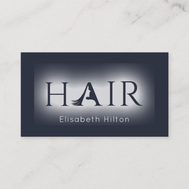 Carte de visite simple minimaliste élégant (Devant)