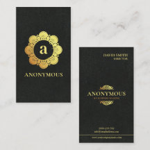 Simple minimaliste, luxe, Premium, noir, or