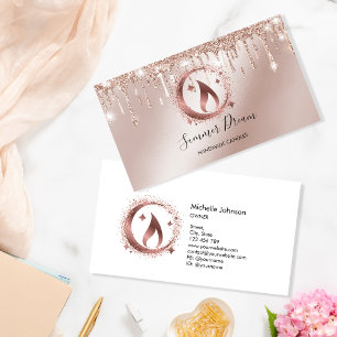 Carte De Visite Simple Modern Handmade Honey Candle  Business Card