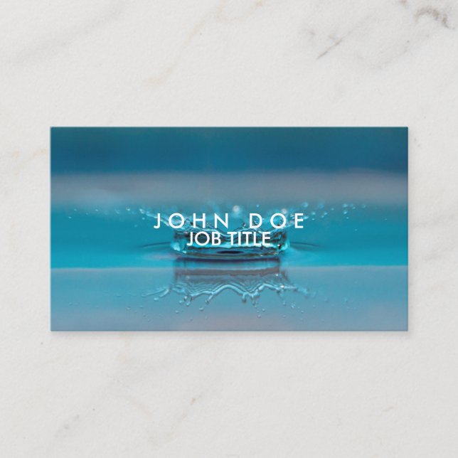 Carte de visite || || simple moderne (Devant)