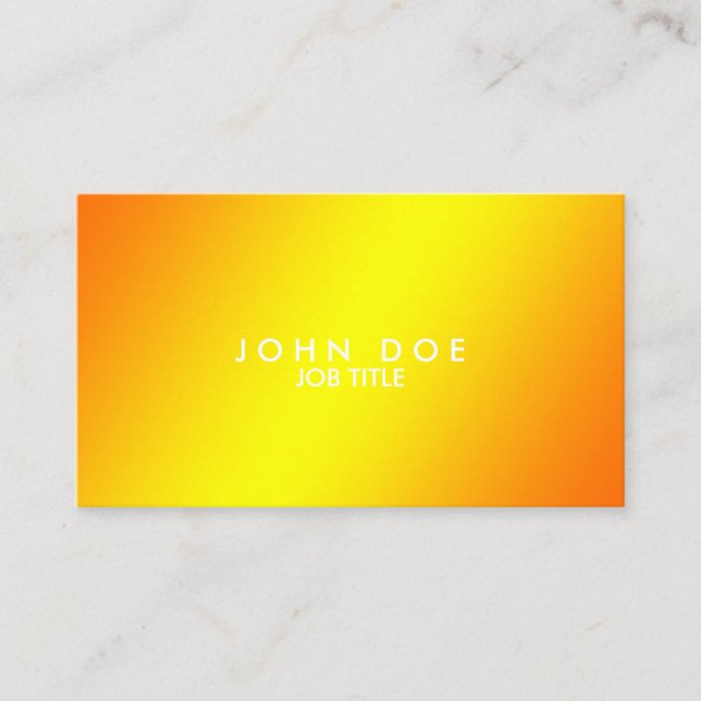 Carte de visite || || simple moderne (Devant)