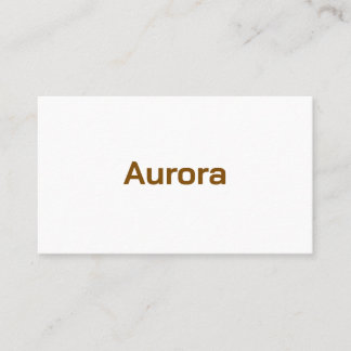 Carte de visite simple moderne