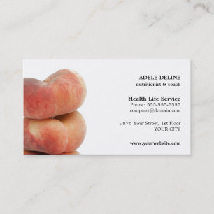 Carte de visite simple moderne de nutritionniste