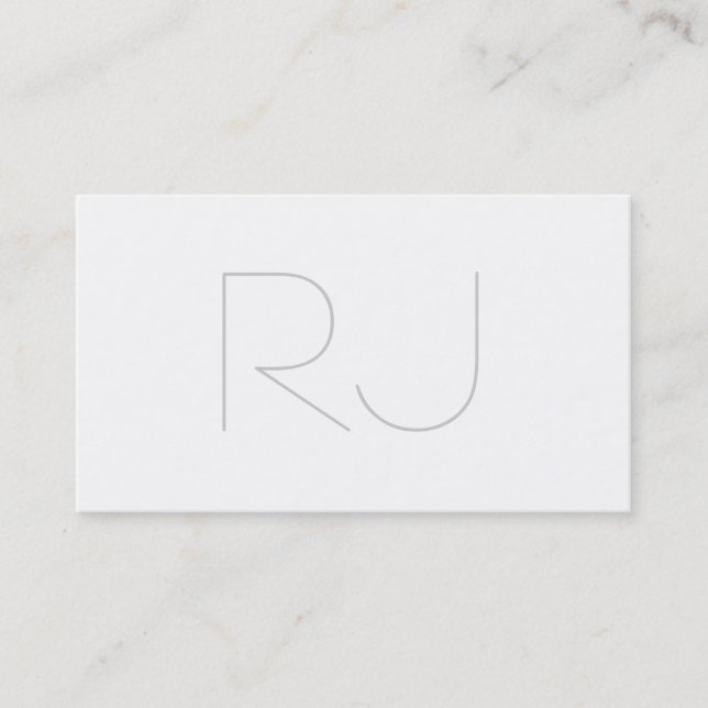 Carte de visite simple moderne professionnel (Devant)