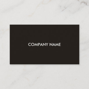Carte De Visite Simple noir et blanc élégant professionnel moderne