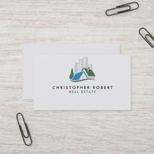 Carte de visite simple pour immobilier