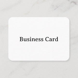 Carte De Visite Simple Professional Rounded Mighty 3,5" x 2,5"
