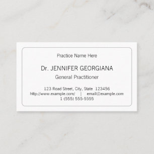Carte de visite simple, professionnel et de base
