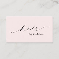 Simple rose QR Code Elégant Hair Styliste Moderne