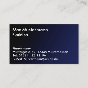 Carte de visite simplement