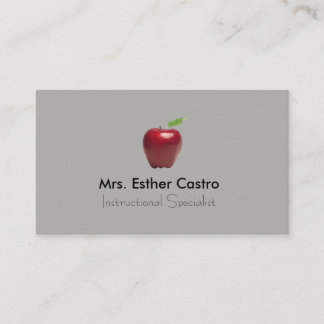 Carte De Visite Simplement gris