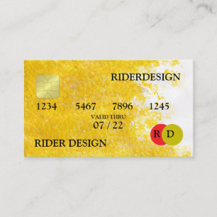 Carte De Visite Simplicité De L'Or