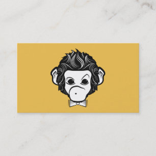 Carte De Visite singe de Monsieur