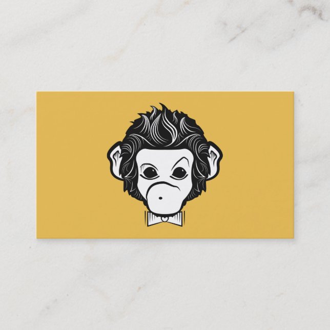 Carte De Visite singe de Monsieur (Devant)