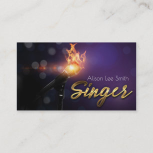 Carte De Visite Singer Business card