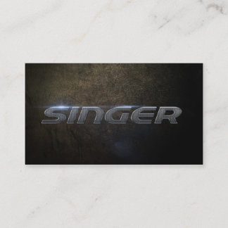 Carte De Visite Singer Business card