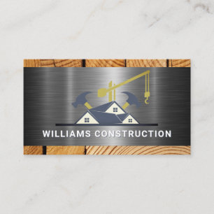 Carte De Visite Site de travaux de construction   Développement im