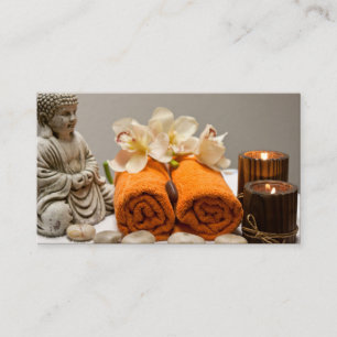 Carte De Visite Sitting Buddha Scène Spa méditative Kraft