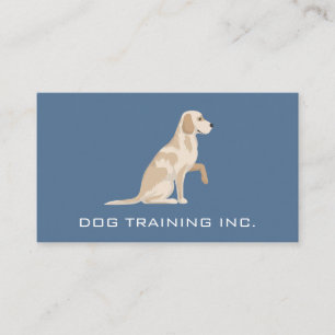 Carte De Visite Sitting et entraînement de chien Services animau