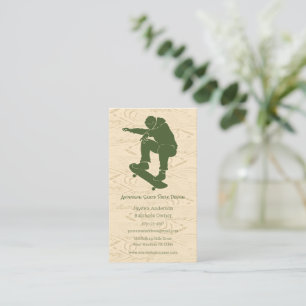 Carte De Visite Skate Park, Skateboard Theme, Skateboard