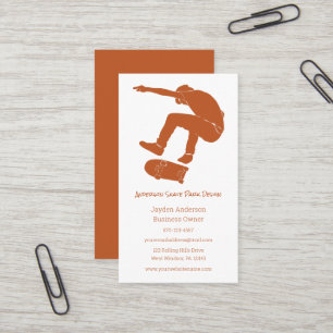 Carte De Visite Skate Park, Skateboard Theme, Skateboard