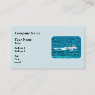 Carte De Visite Ski de jet d'homme