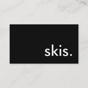Carte De Visite skis