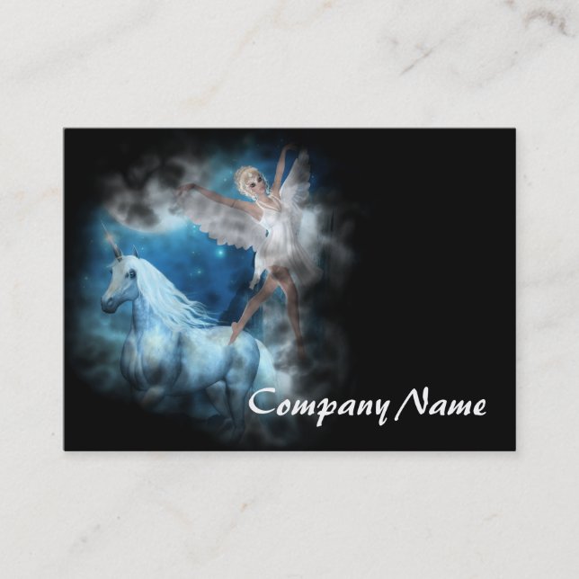 Carte De Visite Sky Féerie Aspar et Unicorn Vignette (Devant)