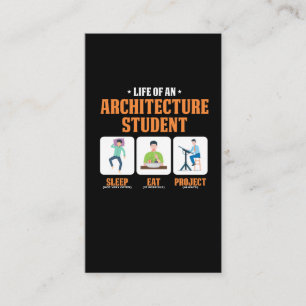 Carte De Visite Sleep Eat Project Funeste Architecture Vie étudian