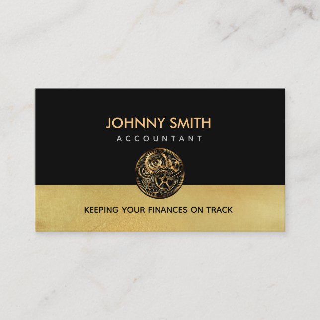 Carte De Visite Slogans comptables (Devant)