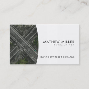 Carte De Visite Slogans des chauffeurs de camion