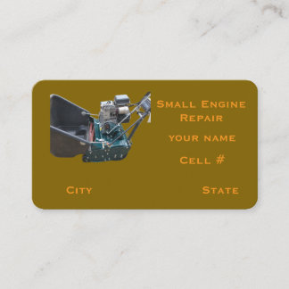 Carte De Visite Small engine Business Card