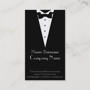 Carte De Visite smoking élégant