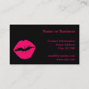 Carte De Visite Smooch rose