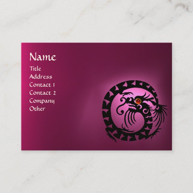 Carte De Visite SNAKE DRAGON ATHYST, Beauté, Salon, Spa de jour (Devant)
