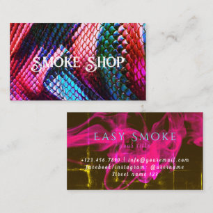 Carte de visite Snake Smoke Shop