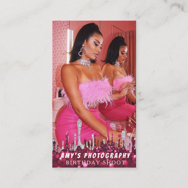 Carte De Visite Snapping Moments spéciaux Anniversaire Photographe (Devant)