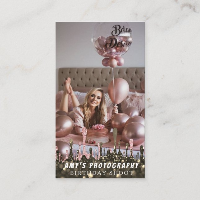 Carte De Visite Snapping Moments spéciaux Anniversaire Photographe (Devant)