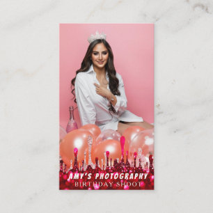 Carte De Visite Snapping Moments spéciaux Anniversaire Photographe