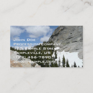Carte De Visite Snowy Granite Domes II Parc national de Yosemite