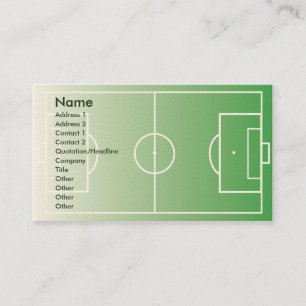 Carte De Visite Soccerfield - affaires