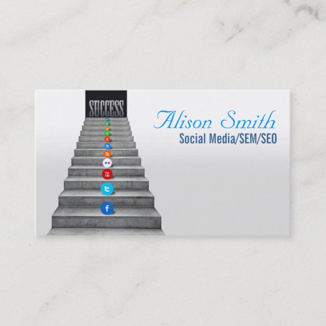 Carte De Visite Social Media/SEM/SEO (Devant)