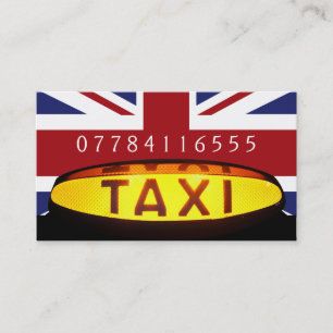 Carte De Visite Société britannique de taxis