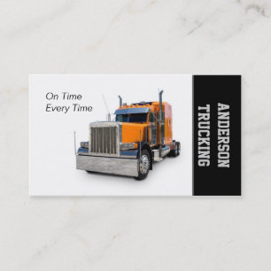 Carte De Visite Société de livraison de semi-camions