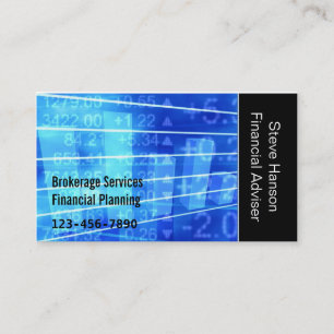 Carte De Visite Société de services financiers