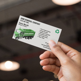 Carte De Visite Société de suppression de junk
