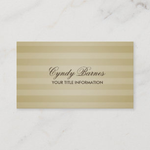 Carte de visite Soft Gold