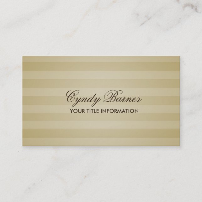 Carte de visite Soft Gold (Devant)